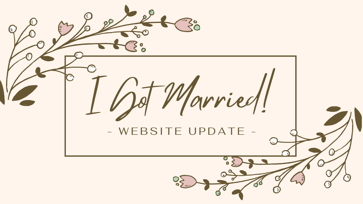 Some Personal News…